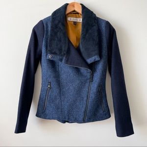 Jack Murphy Navy Tweed Wool Jacket